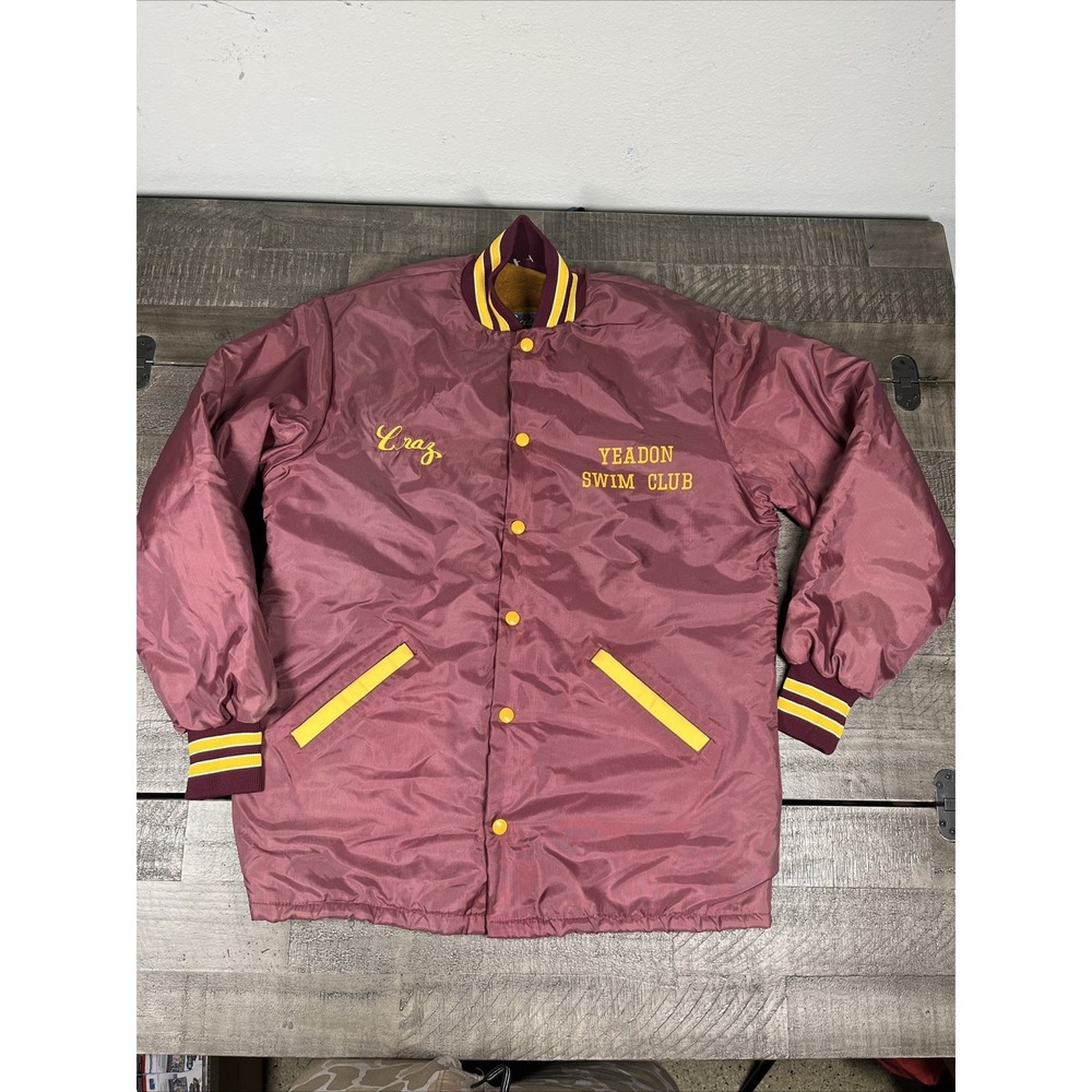 VTG 70's Nile Yeadon Swim Club The Pacesetter Majestic Lined Varsity Jacket